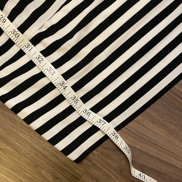 Creme & Black Striped Tank Party Dress - Picture 8 of 8